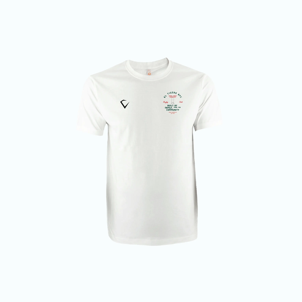 KL Tigers White Cotton Tee